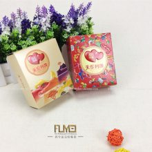 银卡盒印刷月饼盒设计压印工艺 深圳纸盒订制饼干包装盒印刷
