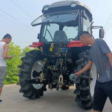 大马力拖拉机打田机704水旱两用拖拉机554四驱拖拉机绞磨打田机