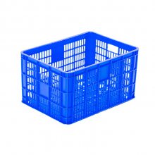 供应蔬菜筐带铁耳 塑料周转箩筐 采摘专用框可印LOGO