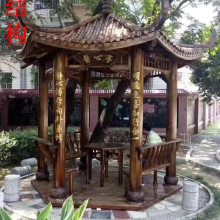 专业制作户外木亭子 古建凉亭施工单位