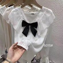 春季女装衬衫2件套服装店连衣裙褶皱款紧身修身款拿货