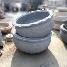 惠安厂家供应石雕水缸花岗岩大理石鱼缸家用庭院石缸摆件