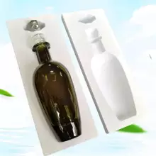 陶瓷白酒储存运输防护用一体成型eva内衬 酒瓶酒盒EVA雕刻内衬生产厂家