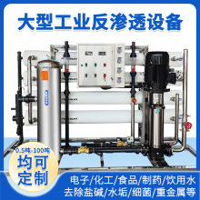 大型工业反渗透水处理设备商用净水器RO纯水直饮水机过滤器可定制