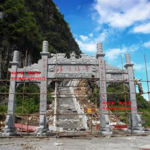 长白村名门楼农村石牌楼生产厂家