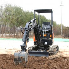 农用挖土机 多功能1吨小挖机 园林液压挖掘机