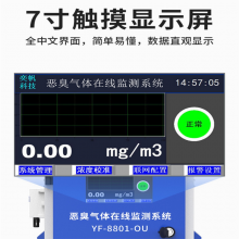 垃圾站臭味检测仪恶臭氨气硫化氢气体浓度臭气监测报警系统