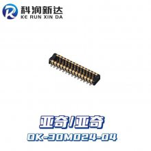 OK-30M024-04 亚奇板对板连接器公座24PIN 间距0.4mm