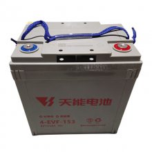 天能蓄电池电动三轮四轮车观光车洗地机12V100/80/150AH电瓶6V200