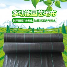 渗水透气园艺除草地布 pp带网大棚盖草编织防草布