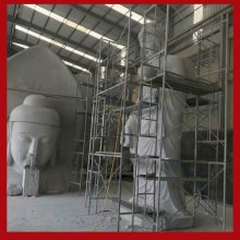 芝麻白石雕佛像定做 大型石佛拼接 厂家包安装