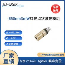 红光瞄准激光器点状650nm3mw带弹簧定位制造商