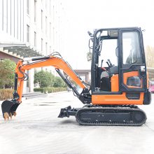 15小型挖掘机农用履带挖掘机线缆挖沟翻土1.5吨小挖机