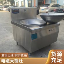 安磁 15KW食堂专用电炒灶 电磁双头大锅灶 饭店用的电炒炉品种齐全