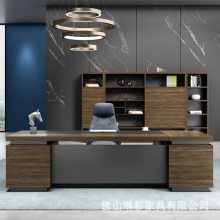 琳杉行政大班桌老板大班台领导办公桌经理办公台组合文件柜子现货