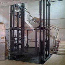 西安特殊液压升降设备导轨式液压升降货梯库房电动液压升降平台
