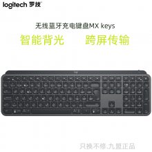 Logitech/罗技MX Keys/For mac无线蓝牙键盘充电办跨屏光轻薄***