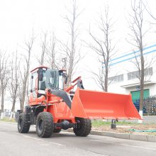 铲车养殖场农用建筑工地小型单缸柴油20矮脚虎四驱装载机铲车