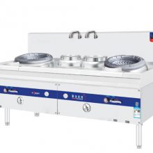 威猛达腾龙系列节能燃气炒炉 WMD-TL3型 两炒两温工程款炒炉