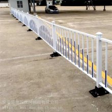 市政公路防护栏 机车分离护栏 人行分隔分流栏杆