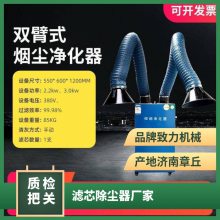 双臂式烟尘净化器 千瓦滤芯除尘器厂家 HY-2.2 型