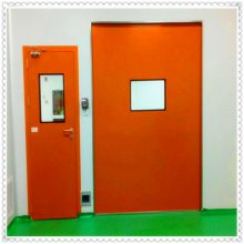 供应医疗专用门1mm镀锌钢板医院门从化市定制丝印玻璃医院钢制门