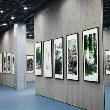 目前流行的办公室装修方案之活动隔断折叠推拉移动吊轨隔音屏风