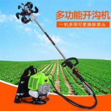 手推式割灌机 玉米地除草机 大棚背负式锄草机