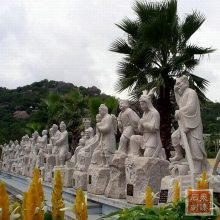 福建芝麻白二十四孝石雕 24孝石雕厂家