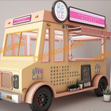 佛山海盗船网红餐车商用餐厅移动冰淇淋咖啡车露营景区美食