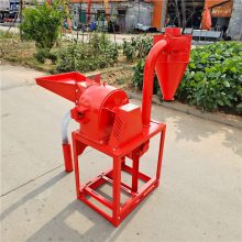 自吸式玉米粉碎机 多功能粮食磨粉机 无尘饲料打粉机