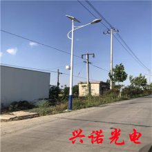 山东省东营市河口区安装7米一体化太阳能路灯新农村试点项目
