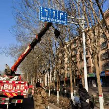 L型单悬臂式公路交通标志杆生产厂家 热镀锌处理