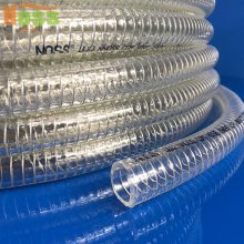灌溉输油管透明PVC钢丝软管PVC塑料软管 钢丝增强管 螺旋波纹排水管