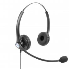 贝恩A26PC双耳降噪话务耳机 电脑双插耳麦 客服专用耳机