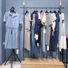 YES女裝女裝蘭夢(mèng)萱品牌折扣尾貨品牌折扣店門頭字嘻哈豬皮連衣裙