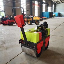 手推式压路机 小型柴油水冷压路机 双驱双振小型压路机