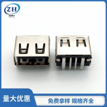 USB2.0ĸ 4PAF 10.0mm 90ǰŲ  