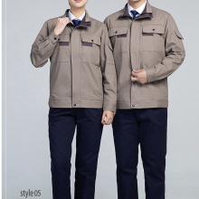 烟台秋冬工装订做 威海涤棉劳保服定做厂家 山东锦衣郎服饰