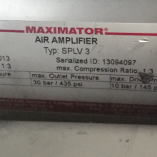 德国Maximator计量泵SPLV3 高压技术应用泵优秀制造商