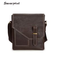 源點(diǎn)頭層牛皮單肩包男***復(fù)古斜跨包做舊多功能包油光皮男包批發(fā)