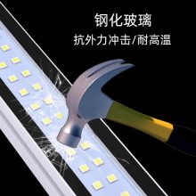 数控车床照明灯24V防水防油灯LED铝合金长条支架灯220V40W30W