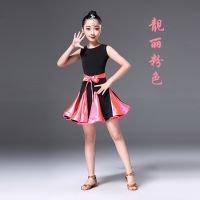 厂家直销儿童舞蹈服装连体女童拉丁舞民族舞练功服小孩舞蹈裙