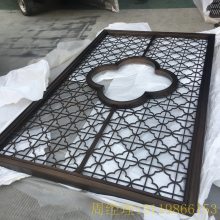 北京欧式简约风铜板雕花屏风价格