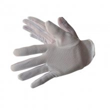 静电手套无尘防滑手套电子厂白色条纹点胶手套
