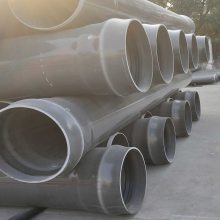 PVC-U埋地排污管巴州昆峰200-8市政工程小区改造