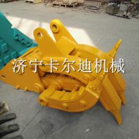 卡特313夹木器挖掘机抓木器抓手夹具废铁夹抓石器液压旋转夹木器