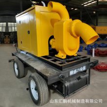 移动式防汛水泵泵车 城市污水排污应急泵车 拖车式柴油机泵