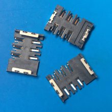 MICRO SIM 6PINH=1.5mmƬ6+1ؽȫSMT