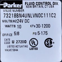 Parker / 73218BN4UNLVN0C111C2 / Parker-气动阀